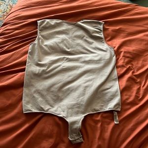 SKIMS essential crewneck bodysuit in Desert